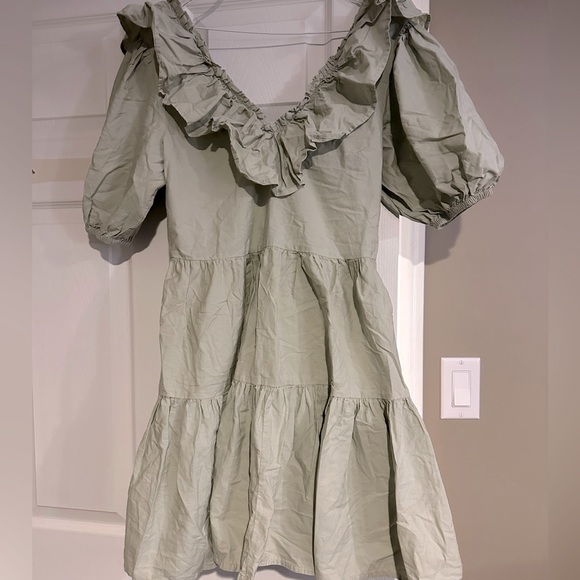 ASOS Green smock dress - Picture 5 of 5